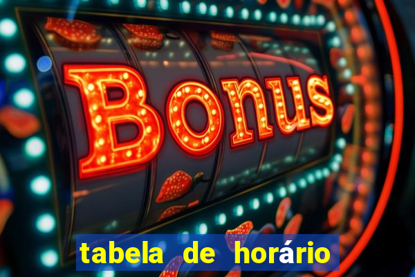 tabela de horário do fortune ox