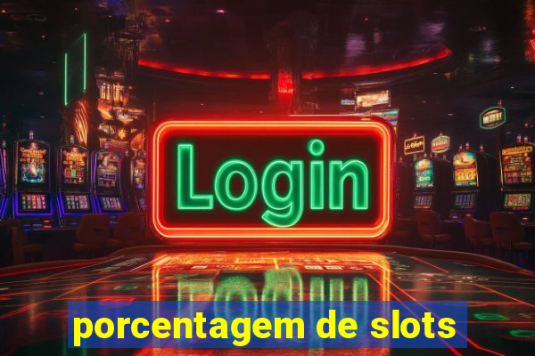 porcentagem de slots