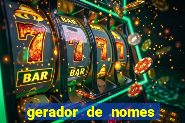 gerador de nomes para jogos