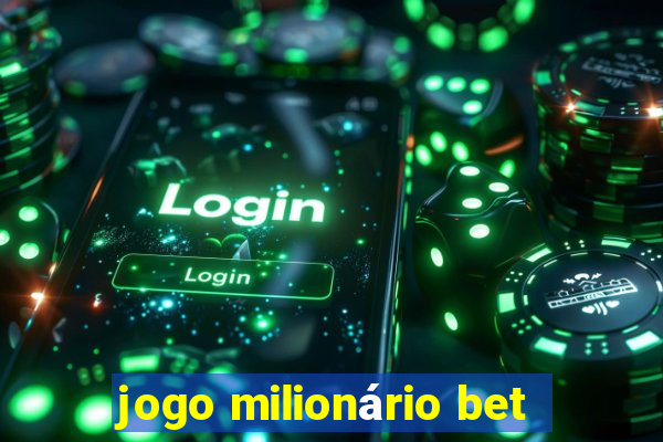 jogo milionário bet