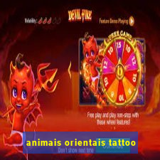 animais orientais tattoo