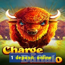 1 deposit online casino usa