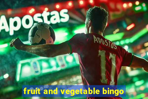 fruit and vegetable bingo