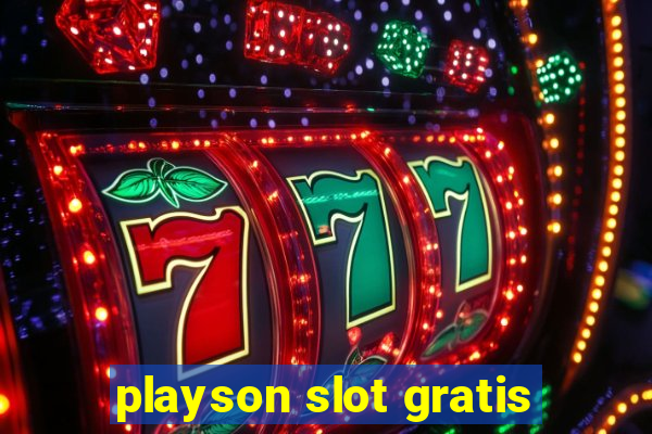 playson slot gratis