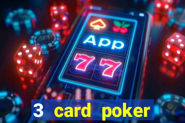 3 card poker casino game