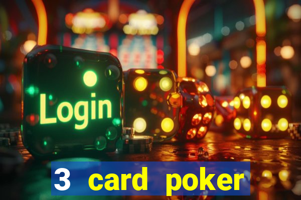 3 card poker casino game