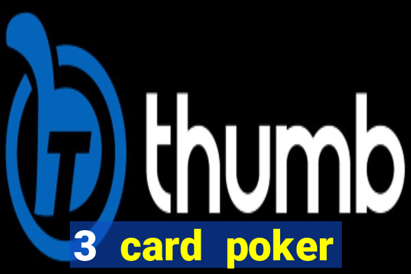 3 card poker casino game