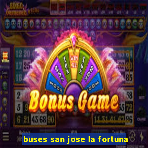 buses san jose la fortuna