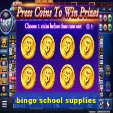 bingo school supplies