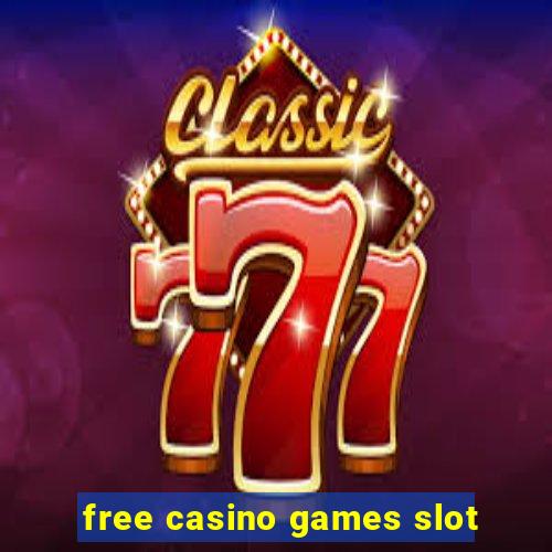 free casino games slot