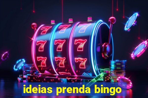 ideias prenda bingo