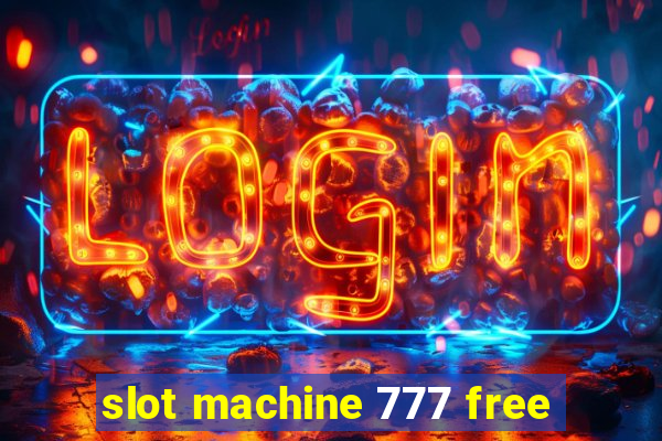 slot machine 777 free