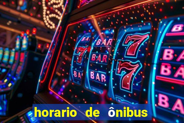 horario de ônibus vila nova