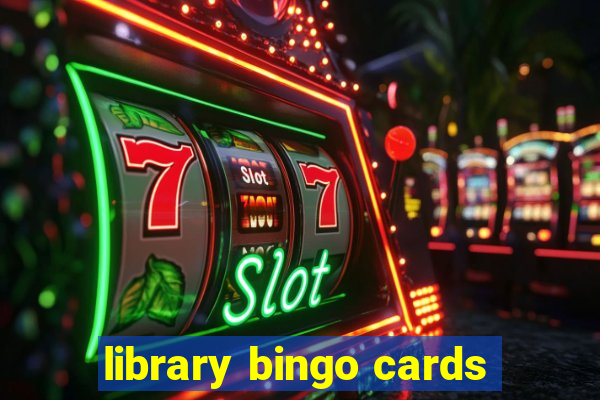 library bingo cards