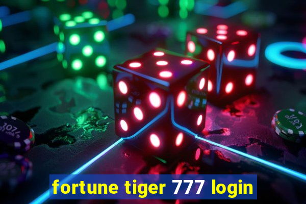 fortune tiger 777 login