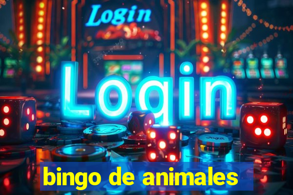 bingo de animales