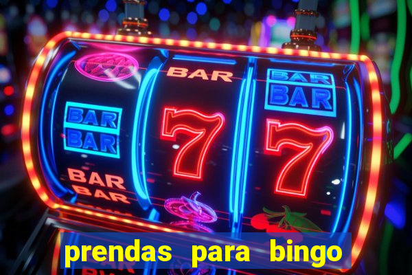 prendas para bingo em fam铆lia