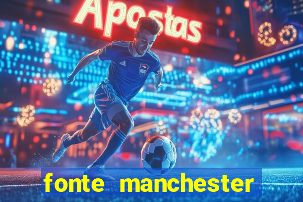 fonte manchester city download