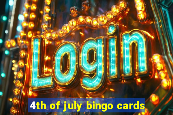 4th of july bingo cards