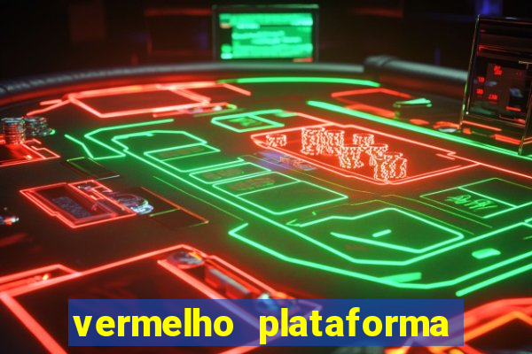 vermelho plataforma de jogos