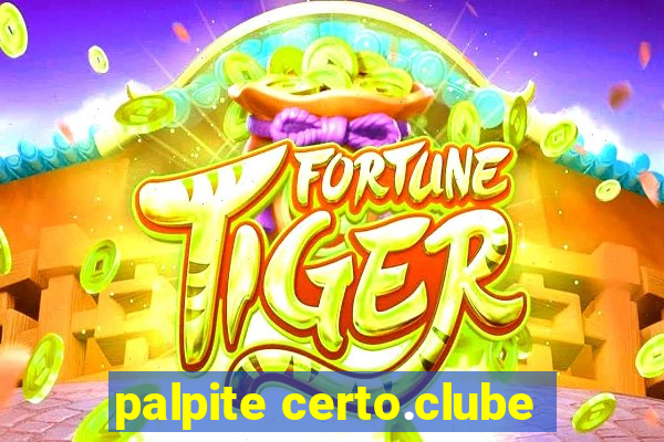 palpite certo.clube