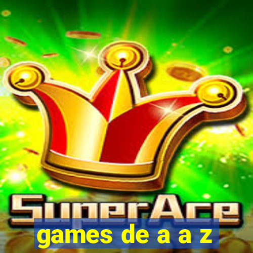 games de a a z