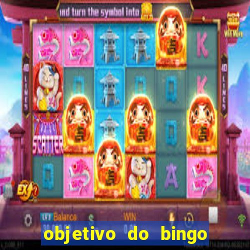 objetivo do bingo de letras