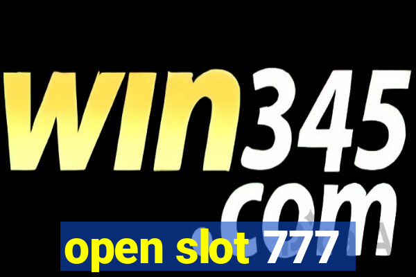 open slot 777