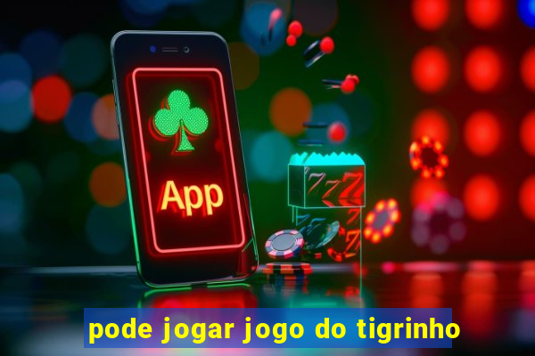 pode jogar jogo do tigrinho