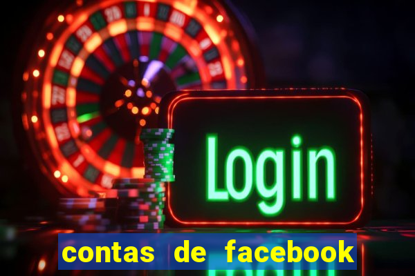 contas de facebook abandonadas com senha e email