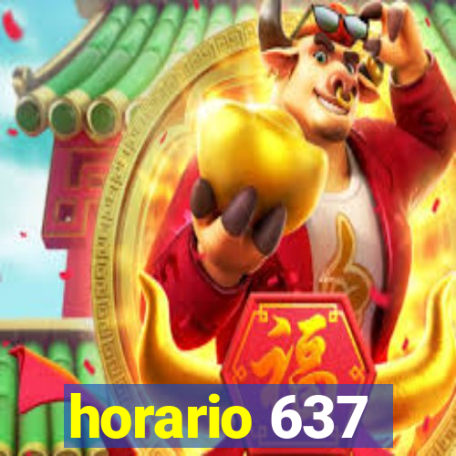 horario 637