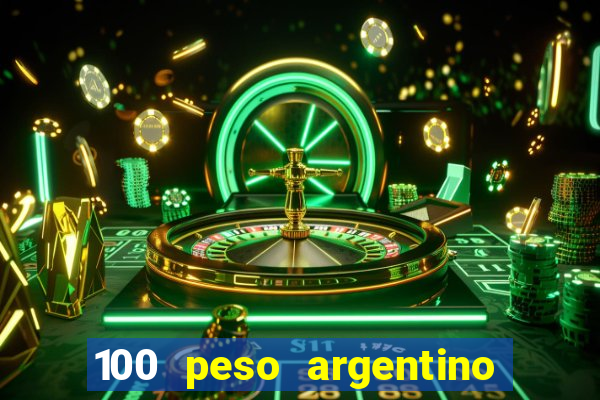 100 peso argentino em real