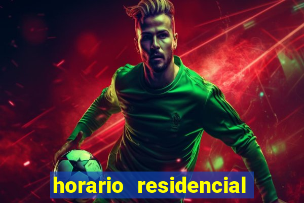 horario residencial das flores