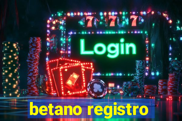 betano registro