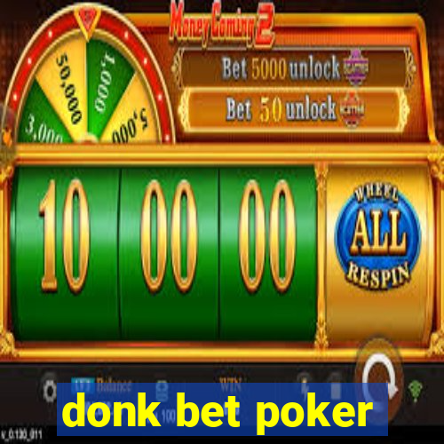 donk bet poker