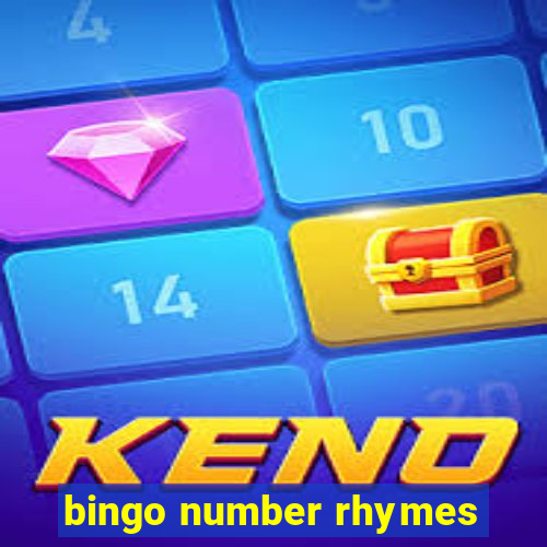 bingo number rhymes