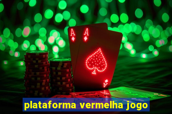 plataforma vermelha jogo