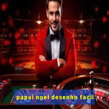 papai noel desenho facil