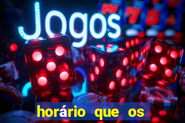 horário que os slots pagam