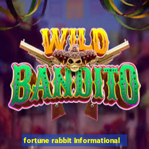 fortune rabbit Informational