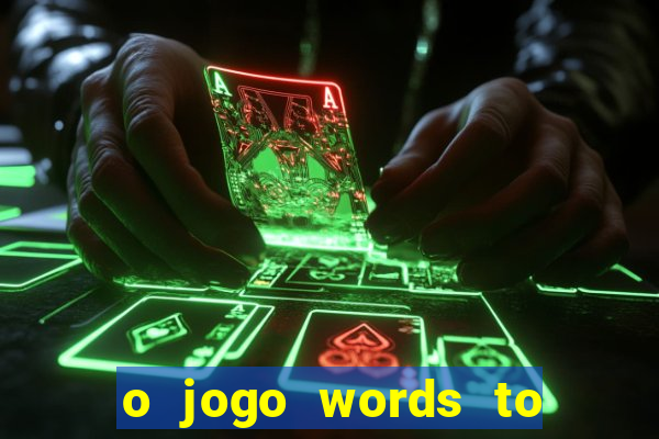 o jogo words to win paga mesmo