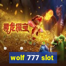 wolf 777 slot