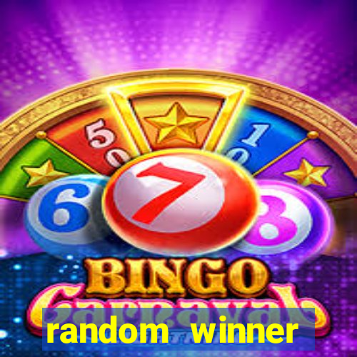 random winner triple play slot