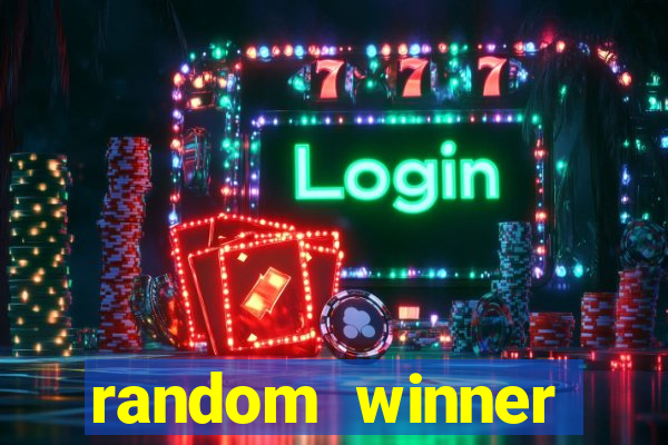 random winner triple play slot