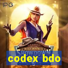 codex bdo