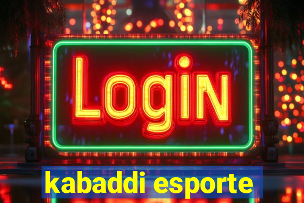 kabaddi esporte