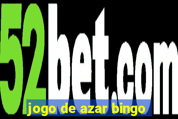 jogo de azar bingo