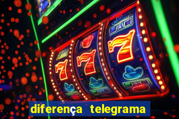 diferença telegrama e carta