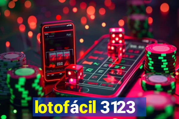 lotofácil 3123