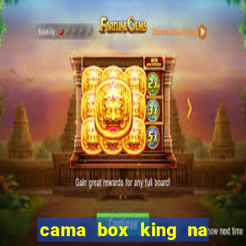 cama box king na casas bahia